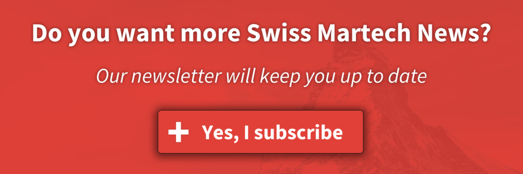 Swiss Martech - Subscribe to the newsletter