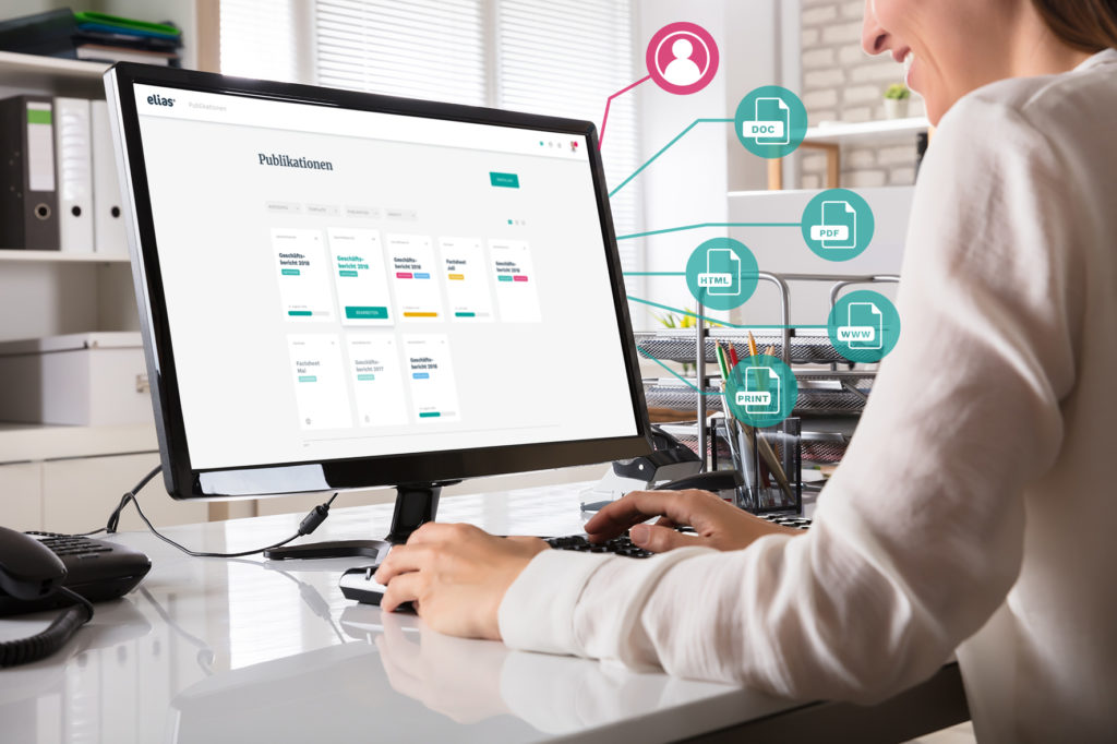 automation of publications by using the online editorial and publishing system elias®.    